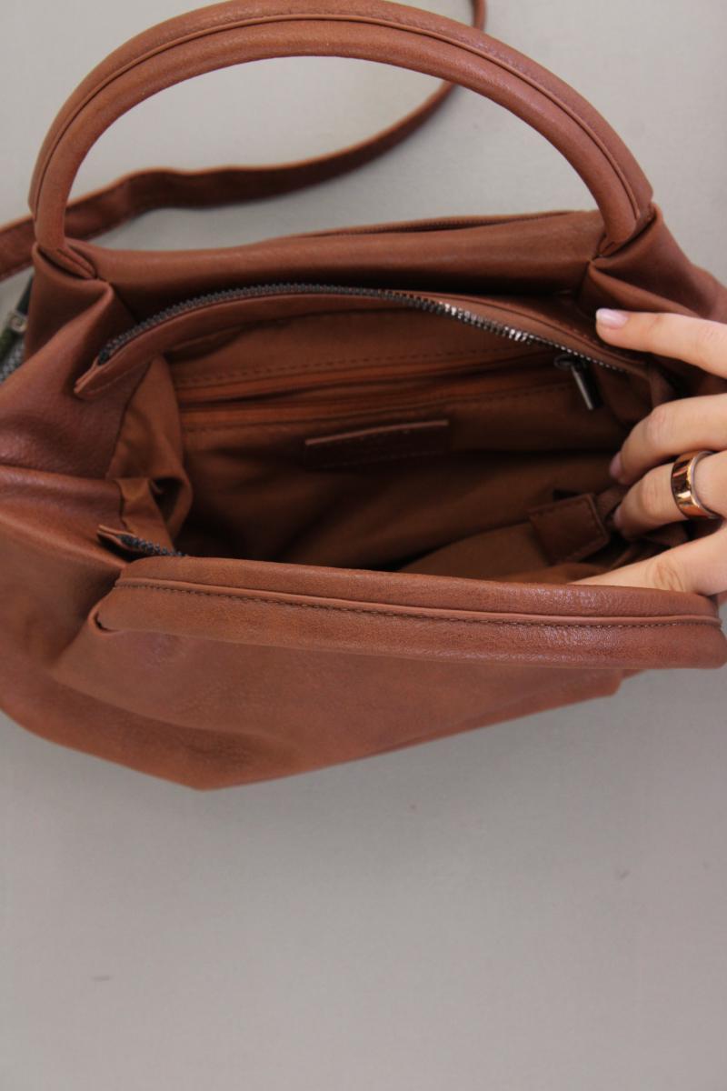 Henkeltasche neuwertig braun aus Kunstleder