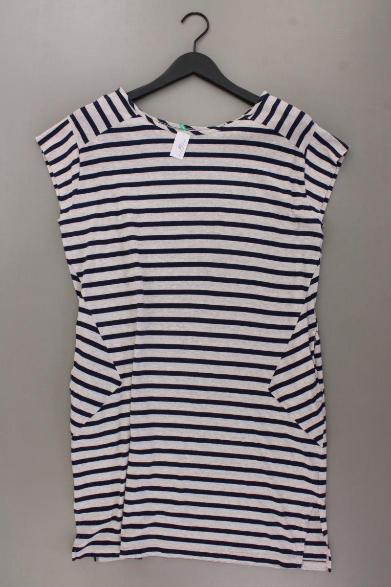 PALMERS Kurzarmkleid Gr. 44/46 gestreift grau aus Lyocell