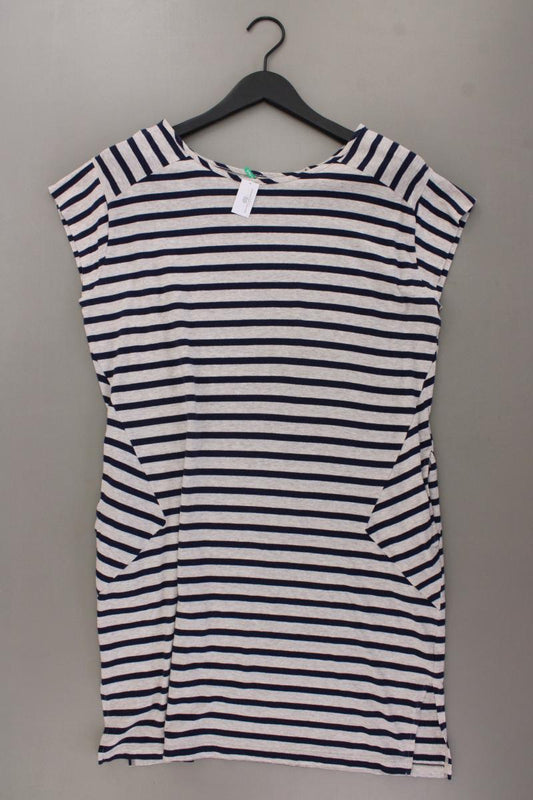 PALMERS Kurzarmkleid Gr. 44/46 gestreift grau aus Lyocell