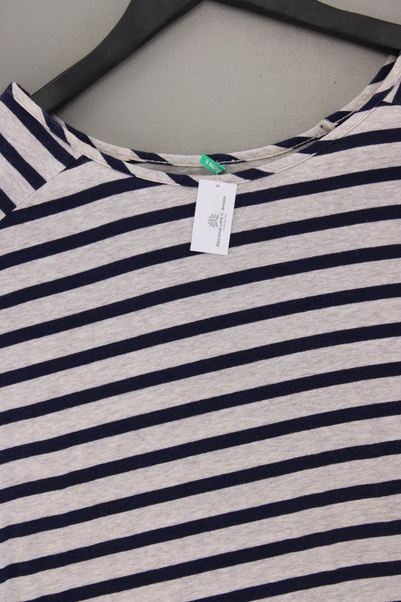 PALMERS Kurzarmkleid Gr. 44/46 gestreift grau aus Lyocell