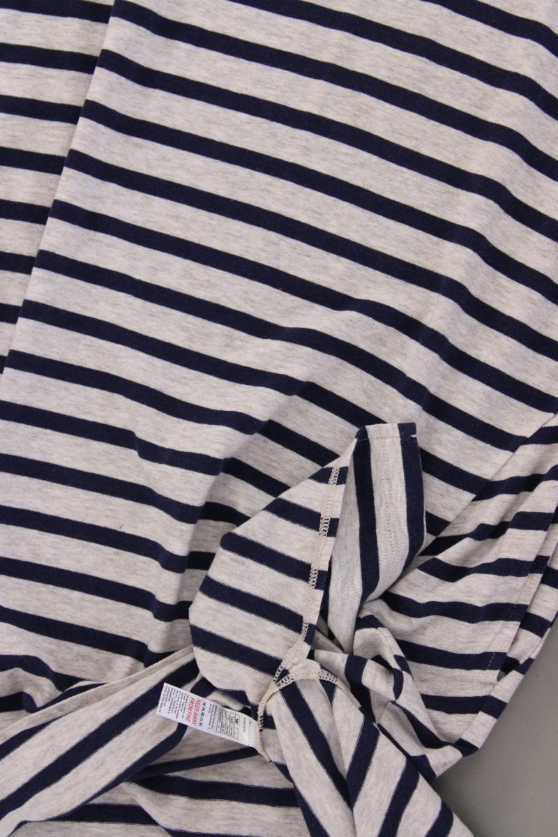 PALMERS Kurzarmkleid Gr. 44/46 gestreift grau aus Lyocell