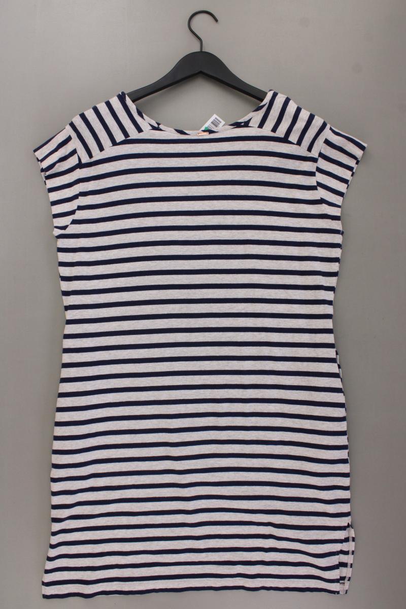 PALMERS Kurzarmkleid Gr. 44/46 gestreift grau aus Lyocell