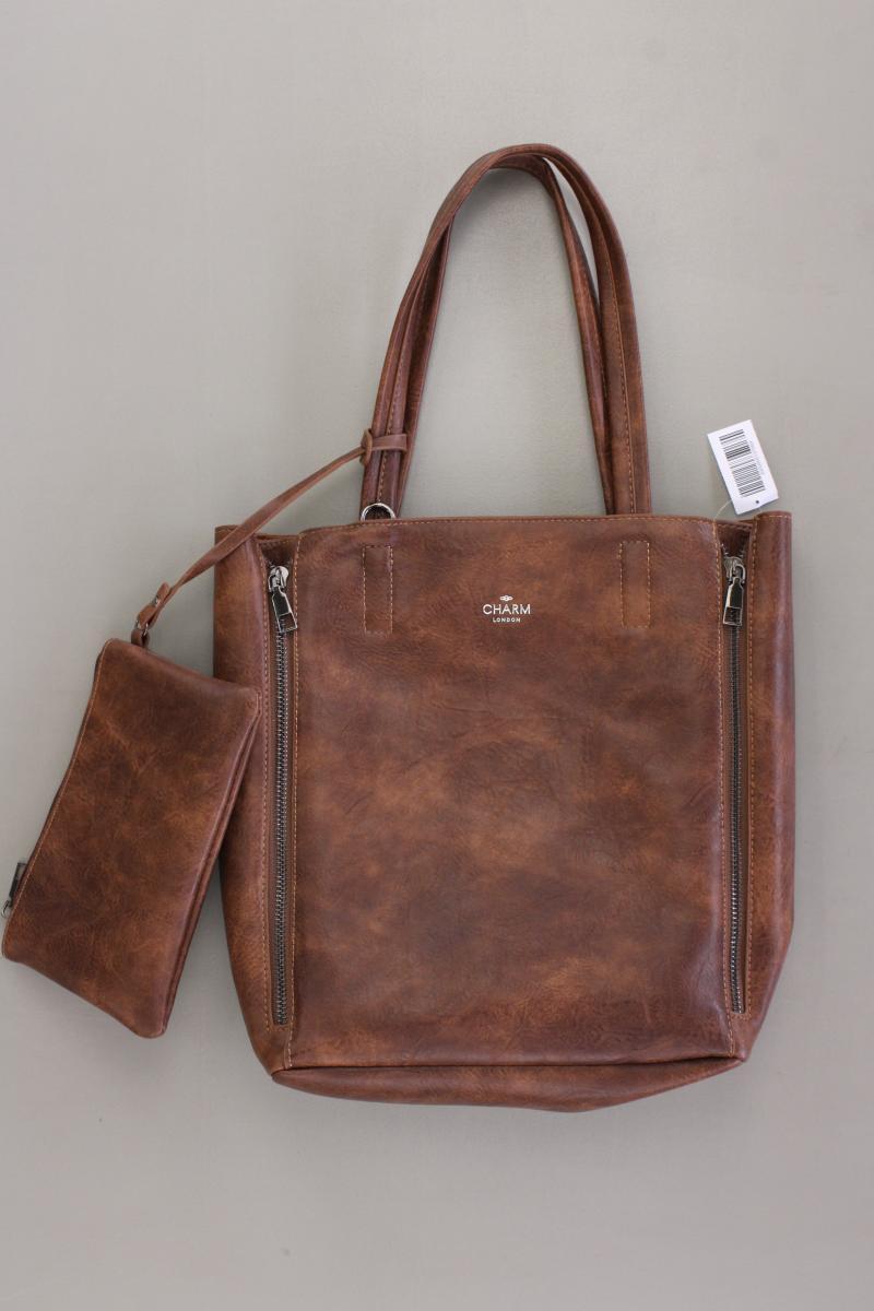 Charm London Tasche neuwertig braun aus Kunstleder