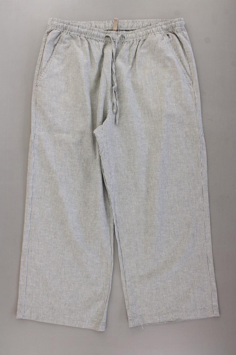 soyaconcept 7/8 Hose Gr. L gestreift neuwertig grün aus Baumwolle