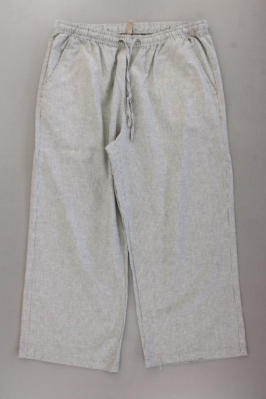 soyaconcept 7/8 Hose Gr. L gestreift neuwertig grün aus Baumwolle