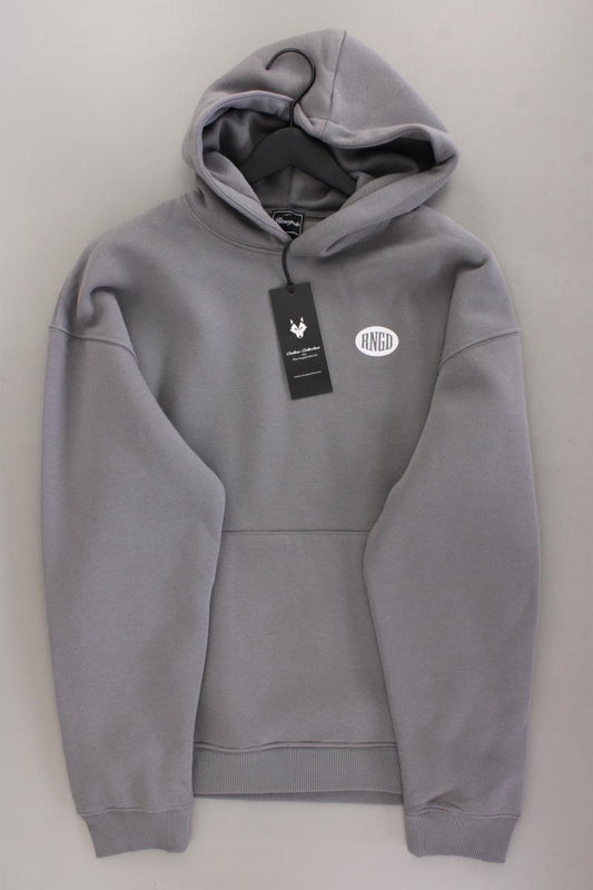 Hoodie für Herren Gr. M neu mit Etikett grau aus Baumwolle