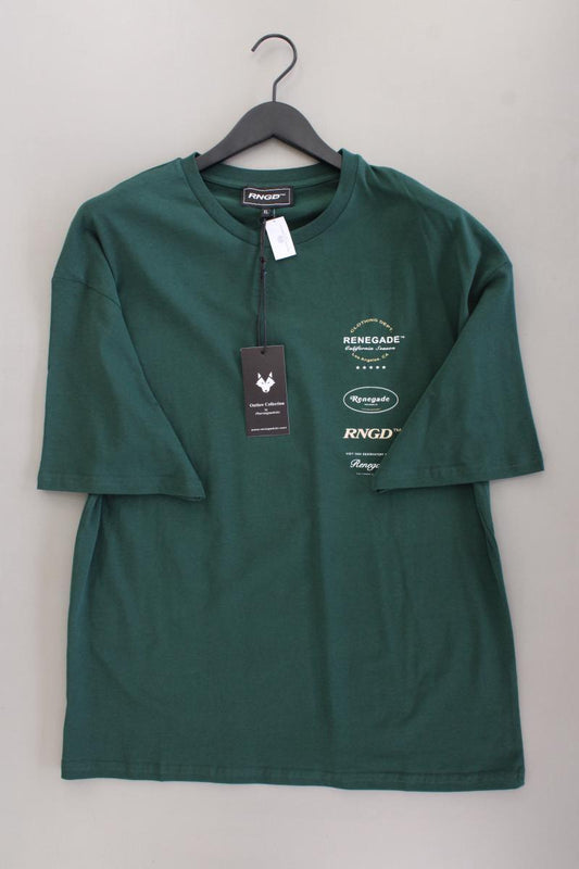 T-Shirt für Herren Gr. XL neu mit Etikett Kurzarm grün aus Baumwolle