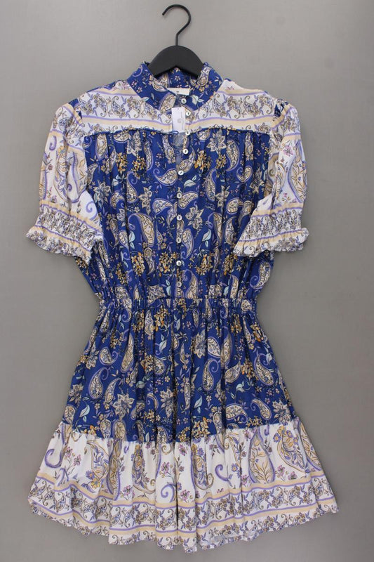 Jaase Kurzarmkleid Gr. XS mit Blumenmuster mehrfarbig aus Viskose