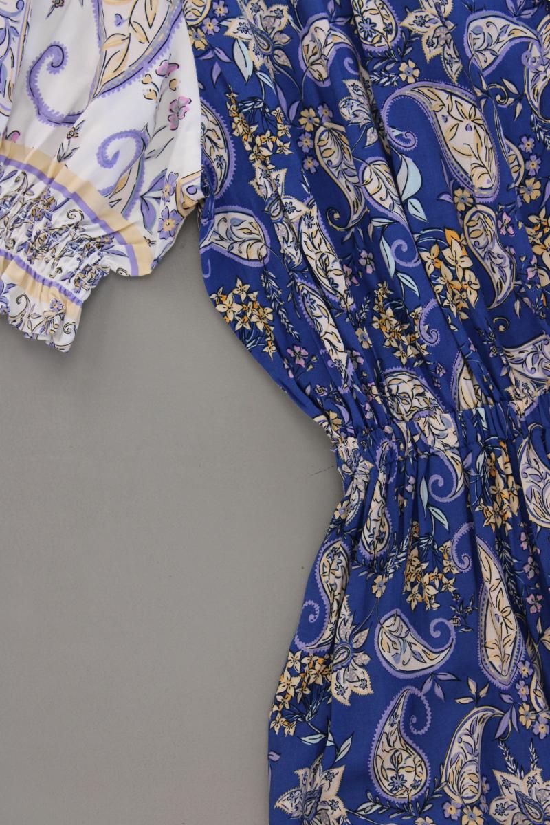 Jaase Kurzarmkleid Gr. XS mit Blumenmuster mehrfarbig aus Viskose