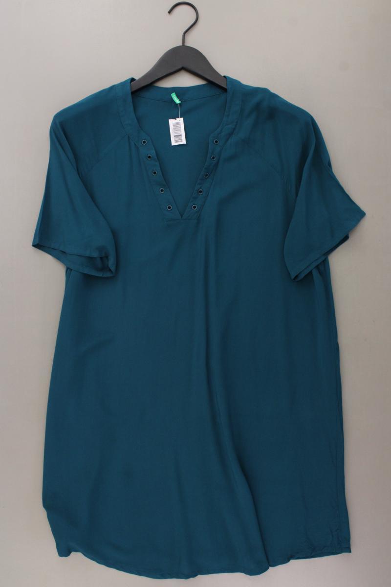 PALMERS Tunikakleid Gr. OneSize neuwertig Kurzarm blau aus Viskose