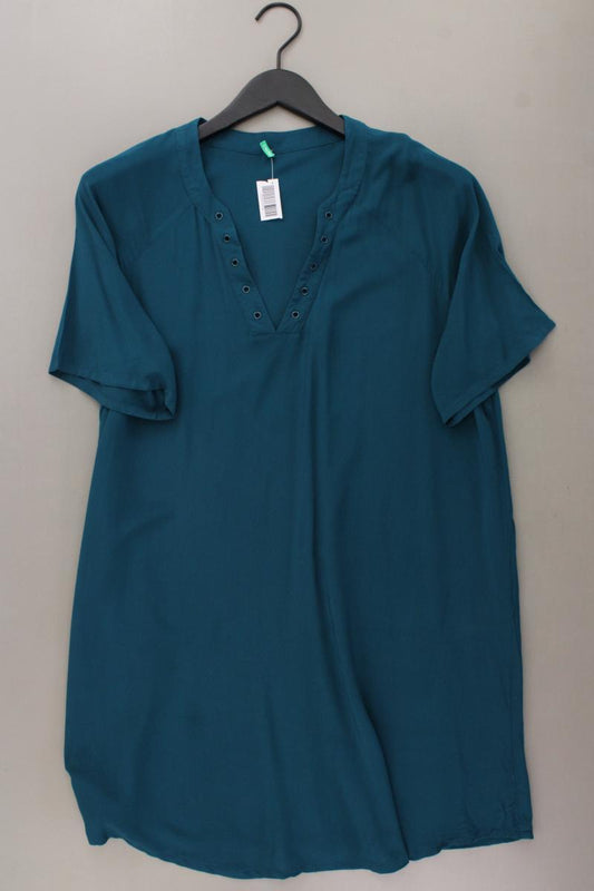 PALMERS Tunikakleid Gr. OneSize neuwertig Kurzarm blau aus Viskose