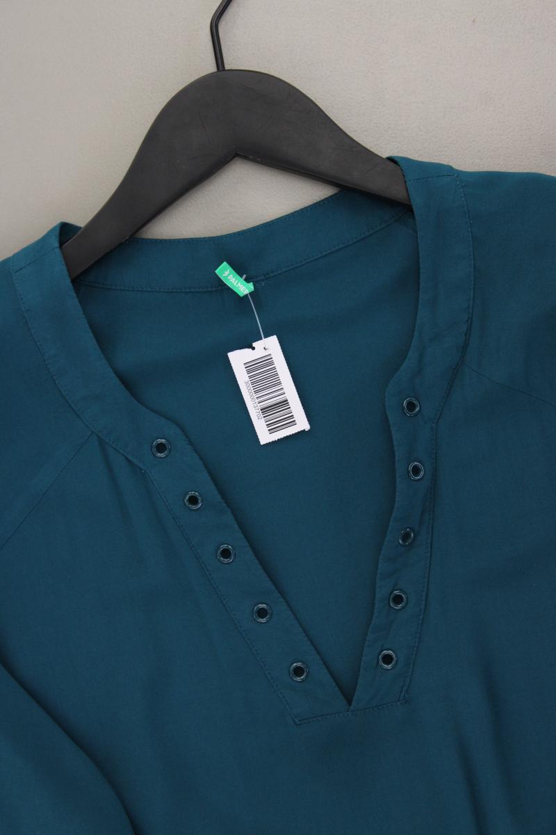 PALMERS Tunikakleid Gr. OneSize neuwertig Kurzarm blau aus Viskose