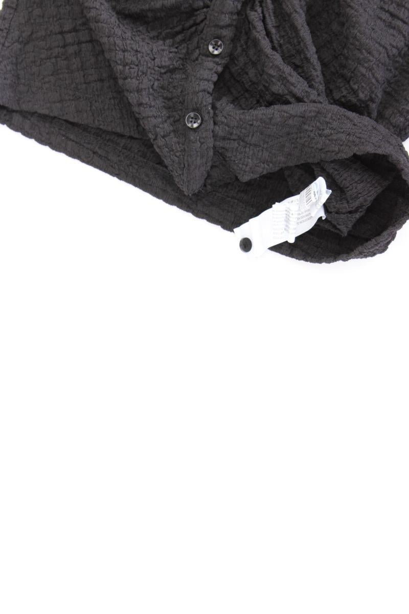 Stradivarius Langarmbluse Gr. L schwarz aus Polyester