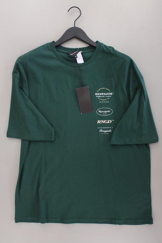 T-Shirt für Herren Gr. XL neu mit Etikett Kurzarm grün aus Baumwolle
