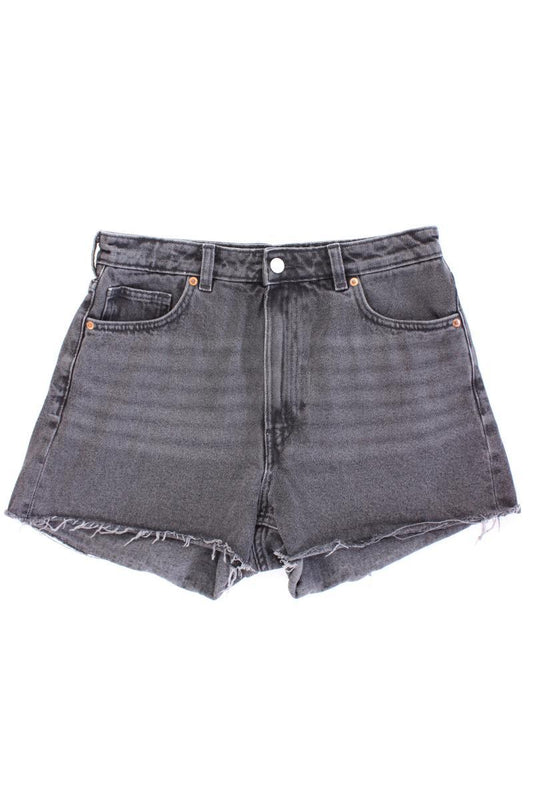 Monki Jeansshorts Gr. W30 grau aus Baumwolle