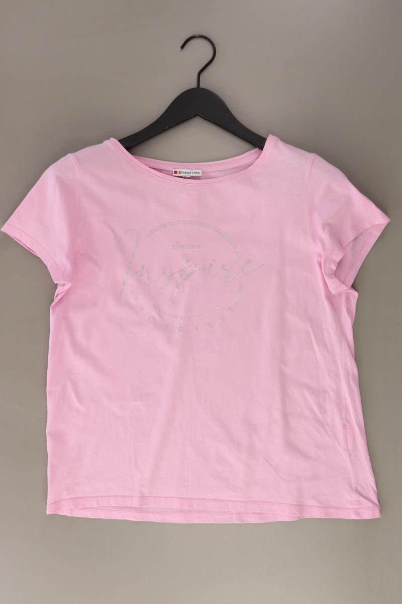 Street One T-Shirt Gr. 38 Kurzarm rosa