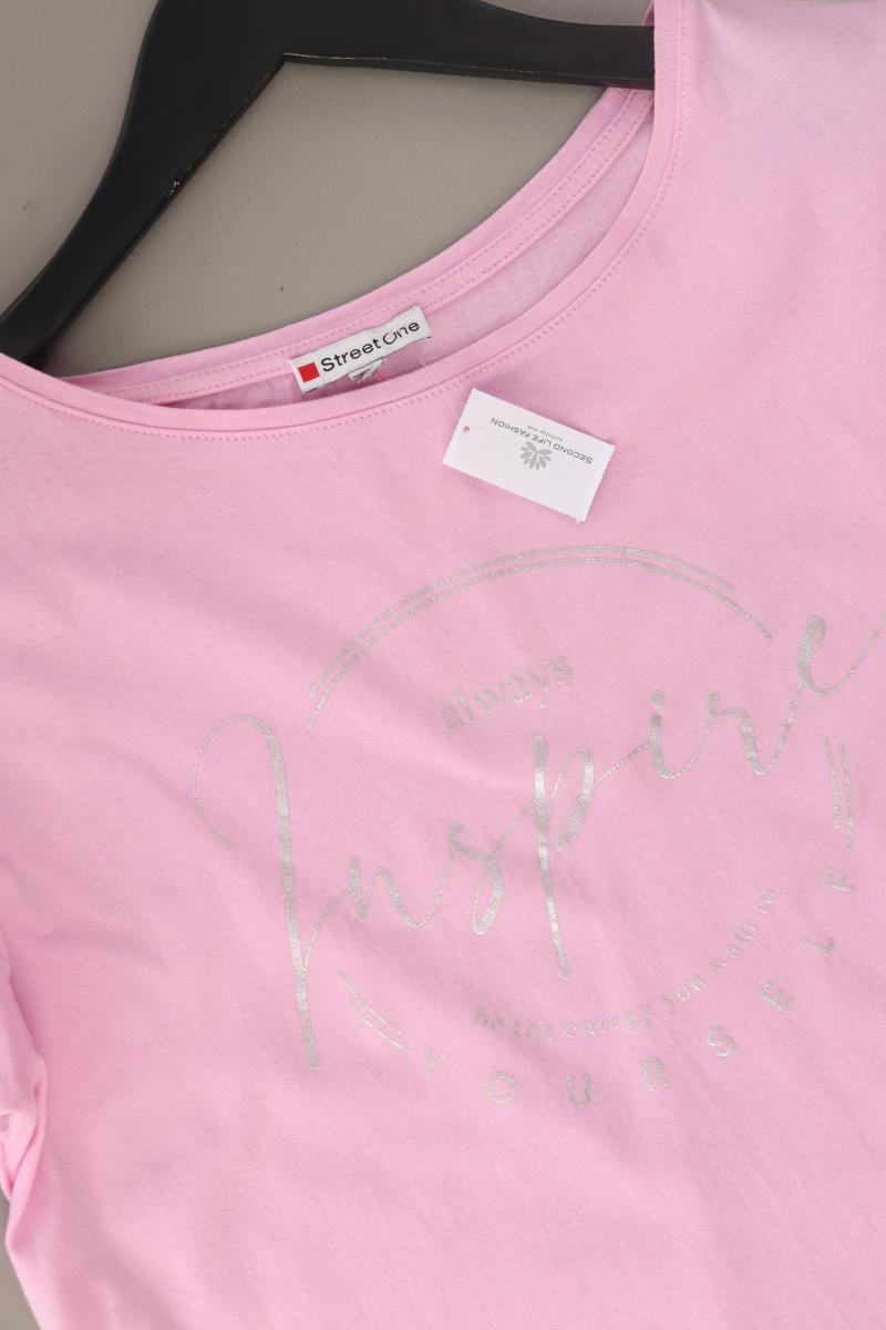 Street One T-Shirt Gr. 38 Kurzarm rosa