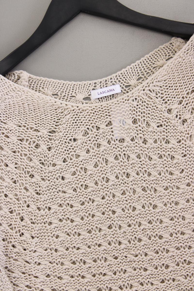 Lascana Langarmpullover Gr. 36/38 creme aus Polyacryl