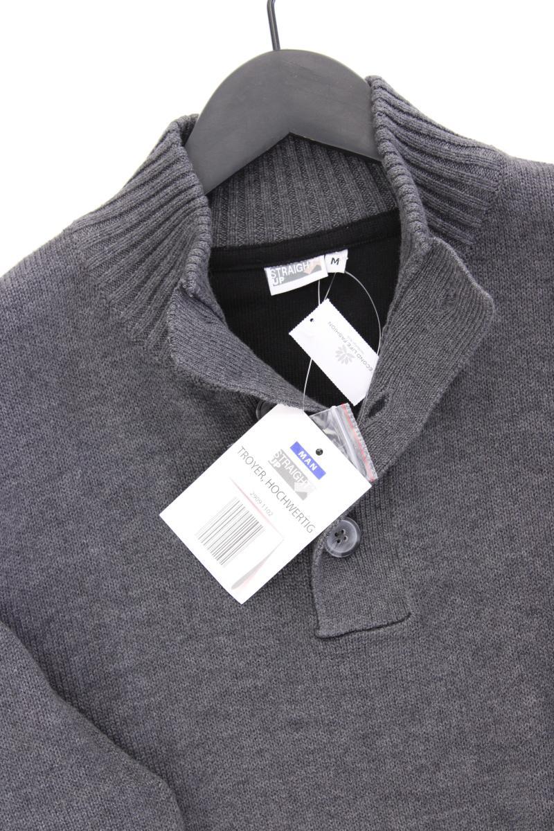 Straight Up Pullover für Herren Gr. M neu mit Etikett grau aus Baumwolle