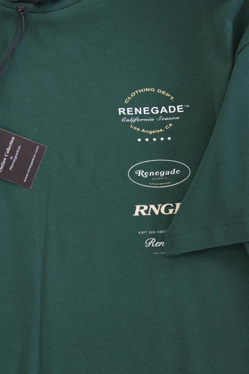 T-Shirt für Herren Gr. XS neu mit Etikett Kurzarm grün aus Baumwolle