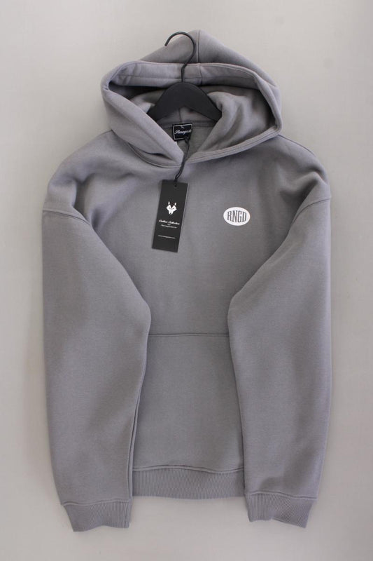 Hoodie für Herren Gr. M neu mit Etikett grau aus Baumwolle