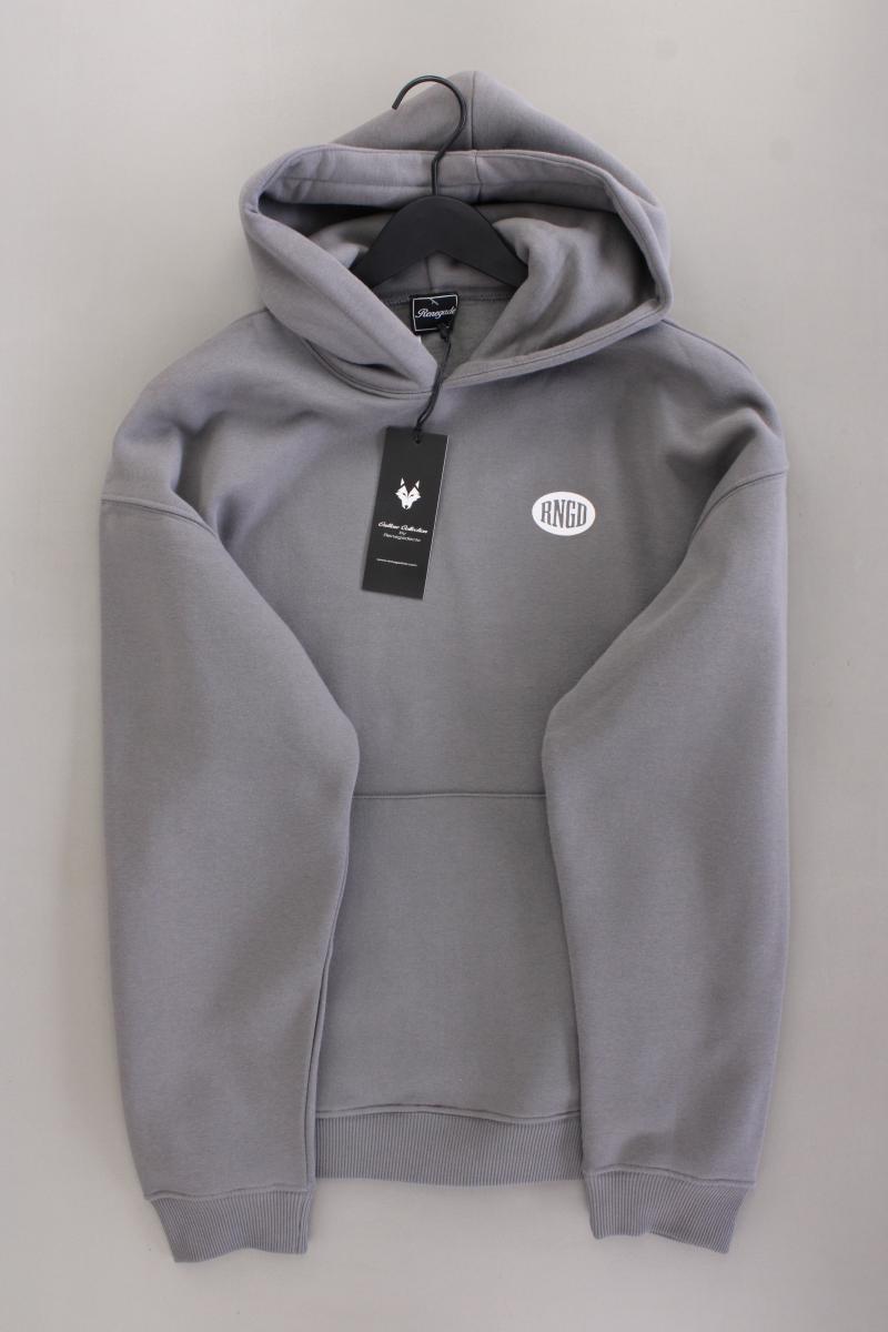 Hoodie für Herren Gr. M neu mit Etikett grau aus Baumwolle