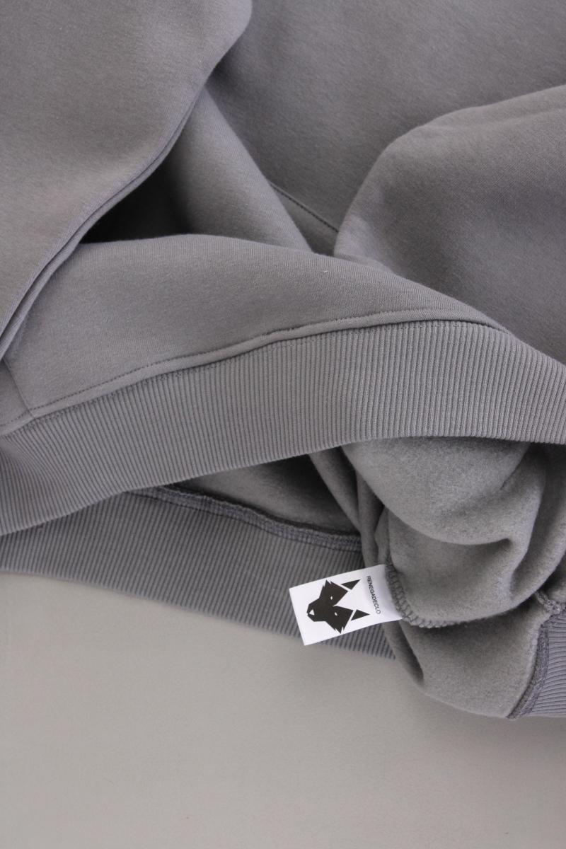 Hoodie für Herren Gr. M neu mit Etikett grau aus Baumwolle