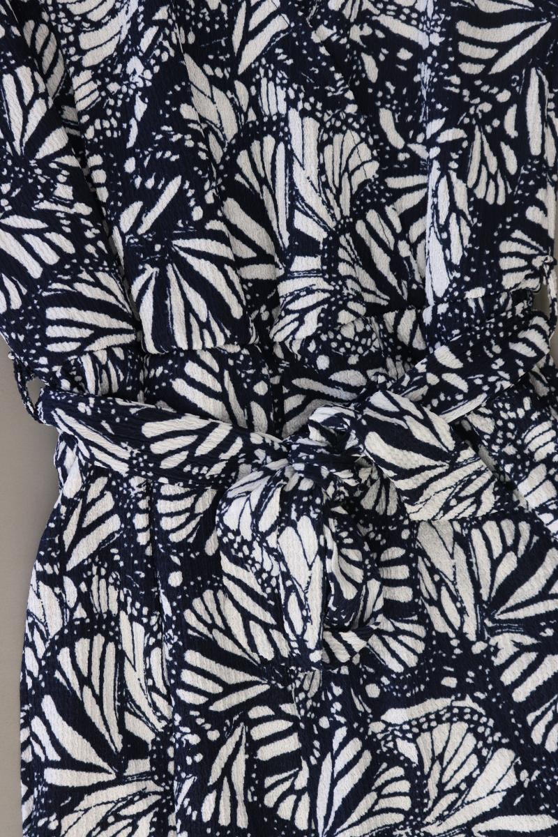 Zabaione Langer Jumpsuit Gr. L mit Blumenmuster blau