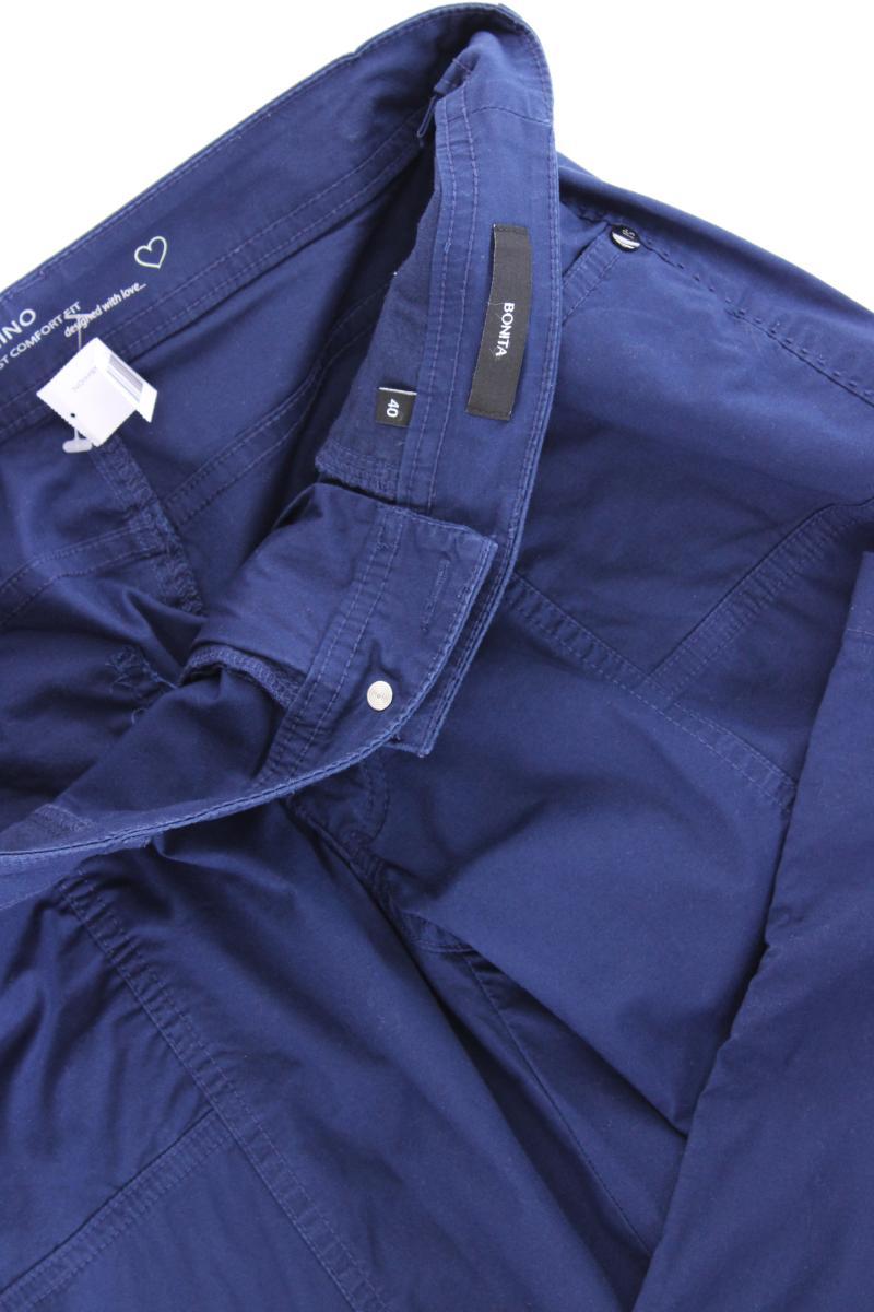 Bonita Hose Gr. 40 blau aus Baumwolle