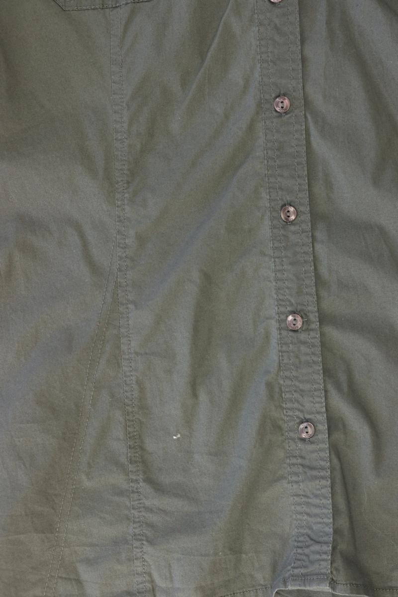 Cecil Kurzarmbluse Gr. XXL olivgrün aus Baumwolle