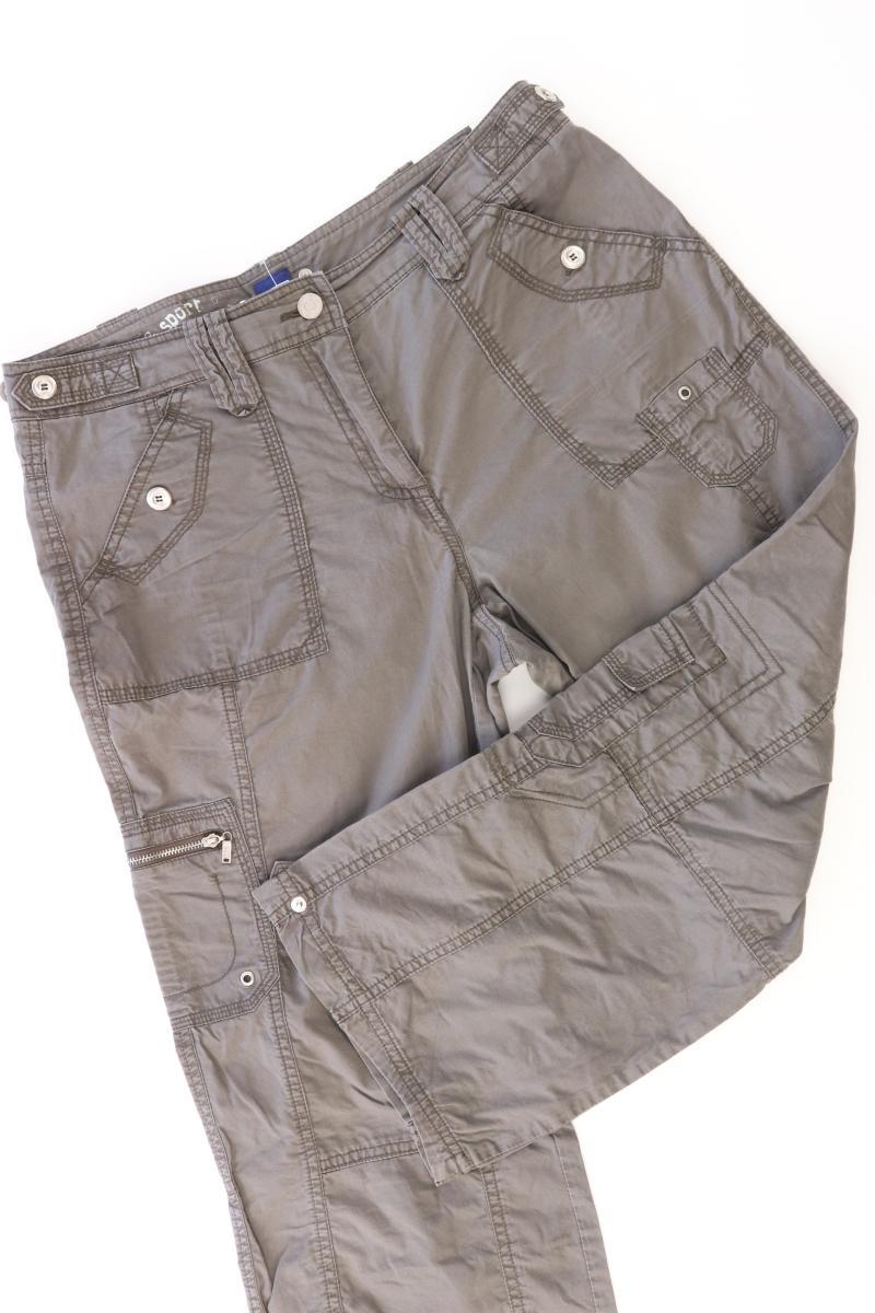 Cecil 7/8 Hose Gr. W30 grau aus Baumwolle