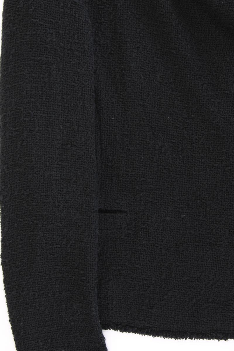 Set Bouclé Jäckchen Gr. 36 schwarz aus Baumwolle