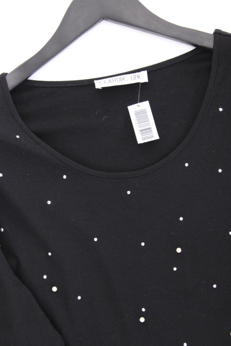 Couture Line Longsleeve-Shirt Gr. 50 Langarm schwarz aus Viskose