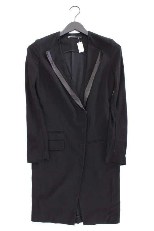 WE Fashion Slim Mantel Gr. XS schwarz aus Viskose
