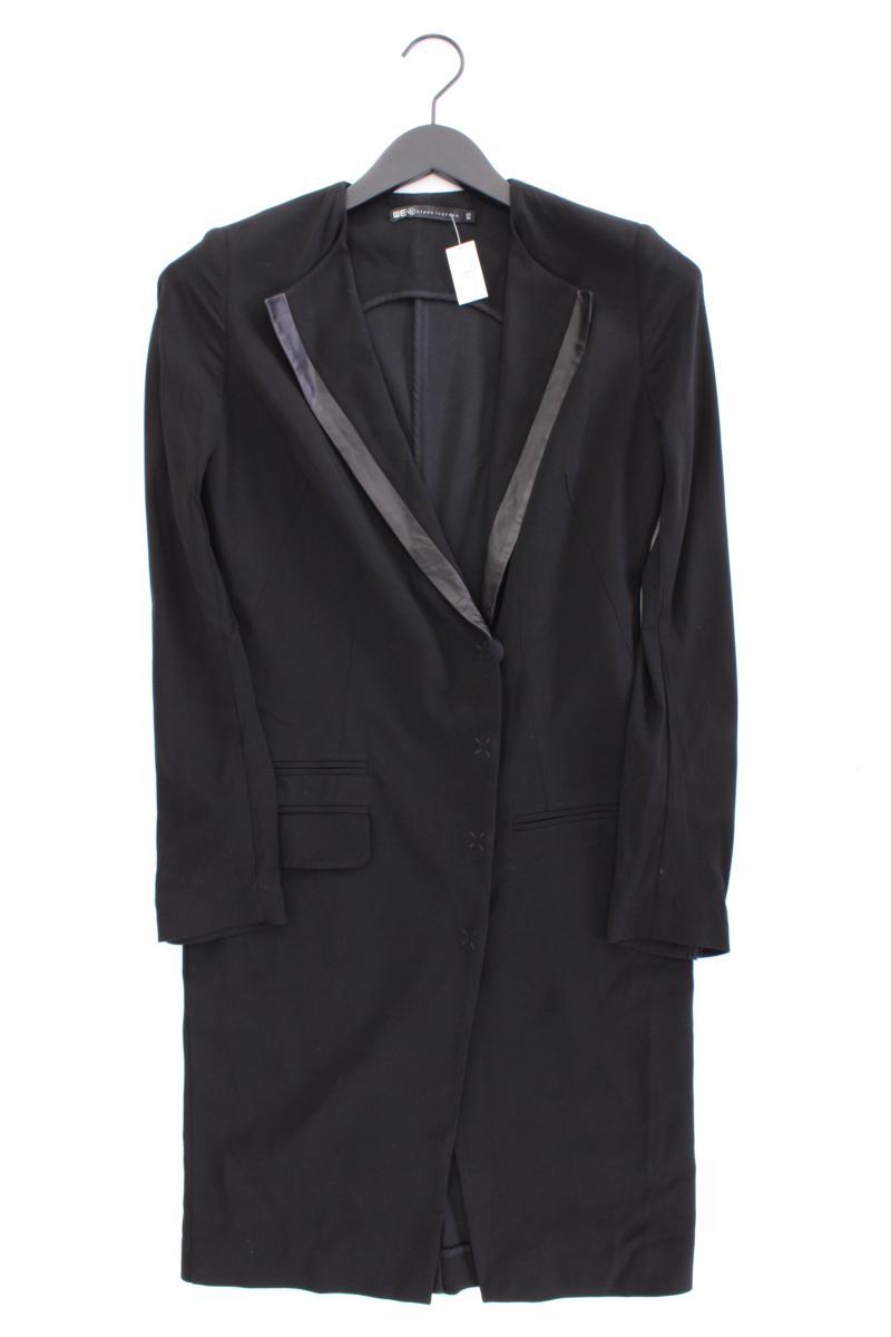 WE Fashion Slim Mantel Gr. XS schwarz aus Viskose