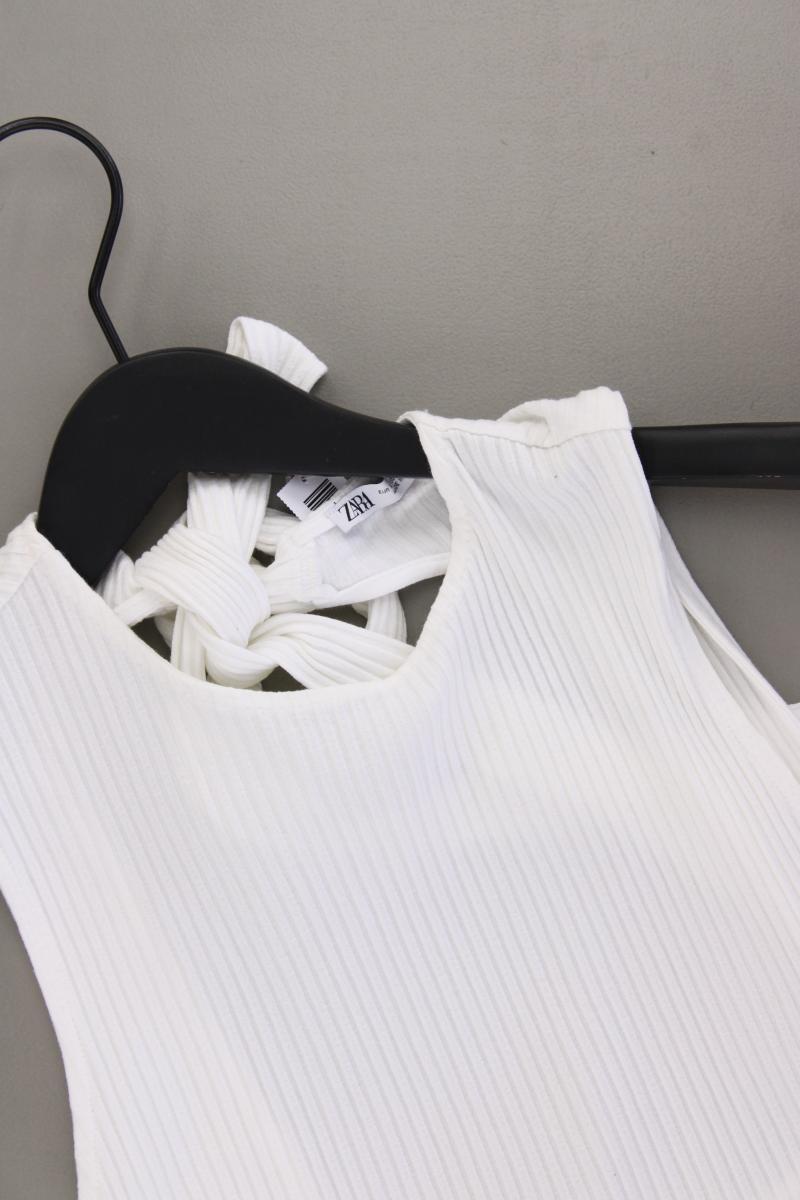 Zara Trägertop Gr. L weiß