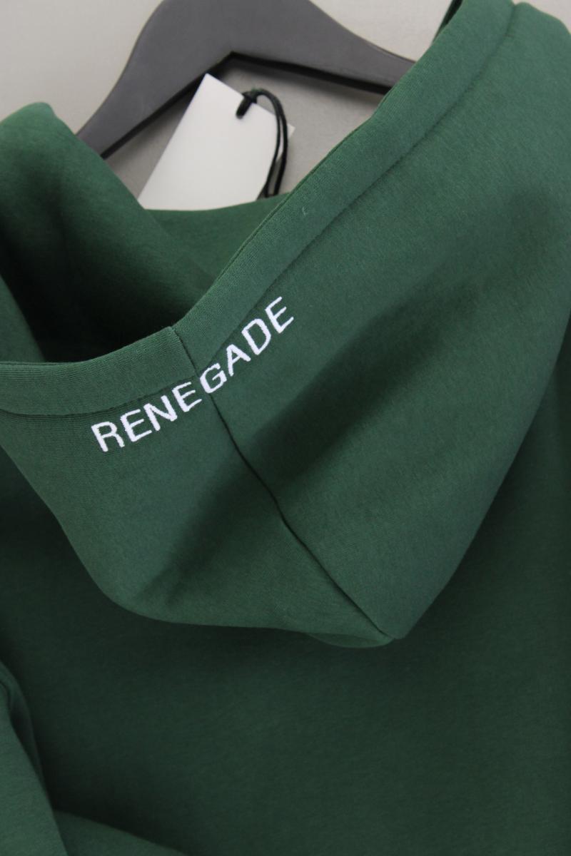 Sweatjacke für Herren Gr. L neu mit Etikett Langarm grün aus Baumwolle