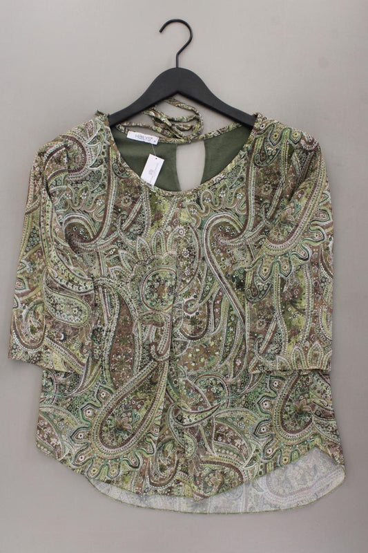 Haily's Bluse Gr. M mit Paisleymuster 3/4 Ärmel grün