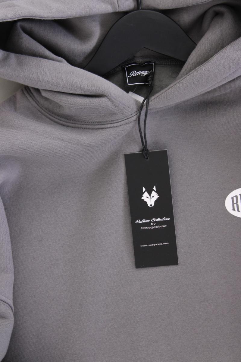 Hoodie für Herren Gr. XL neu mit Etikett grau aus Baumwolle