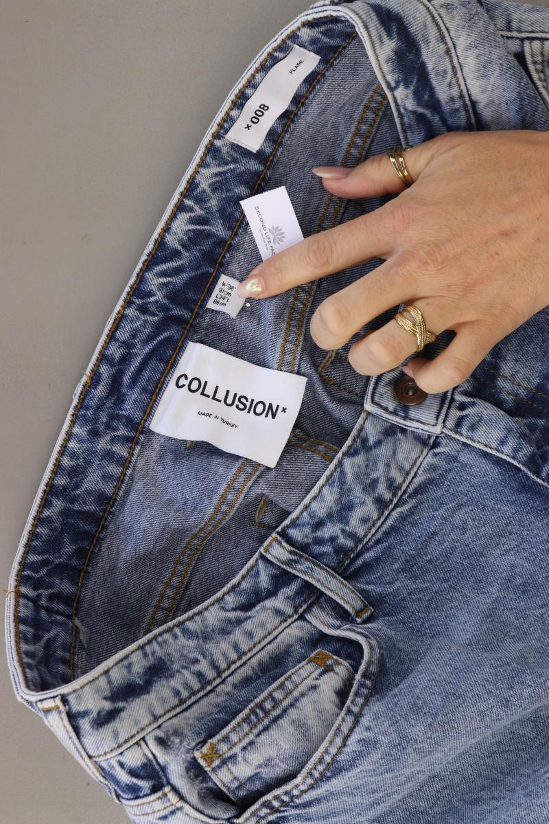 COLLUSION Baggy Jeans Gr. W36/L34 blau