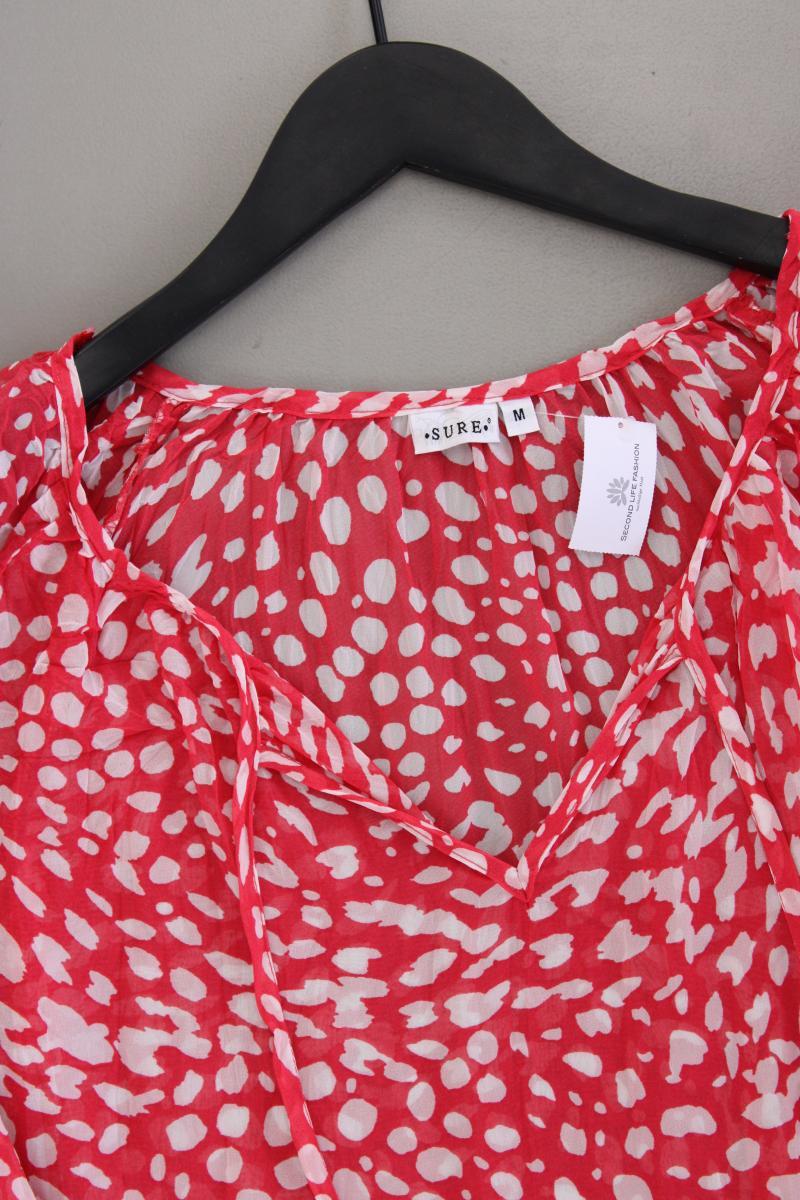 Sure Classic Bluse Gr. M 3/4 Ärmel rot aus Polyester