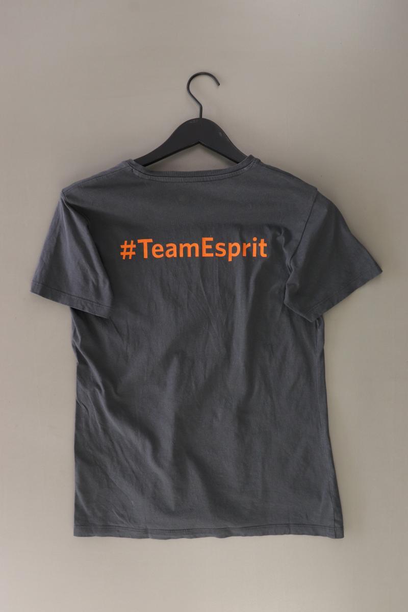 Esprit Organic T-Shirt Gr. S Kurzarm grau aus Baumwolle