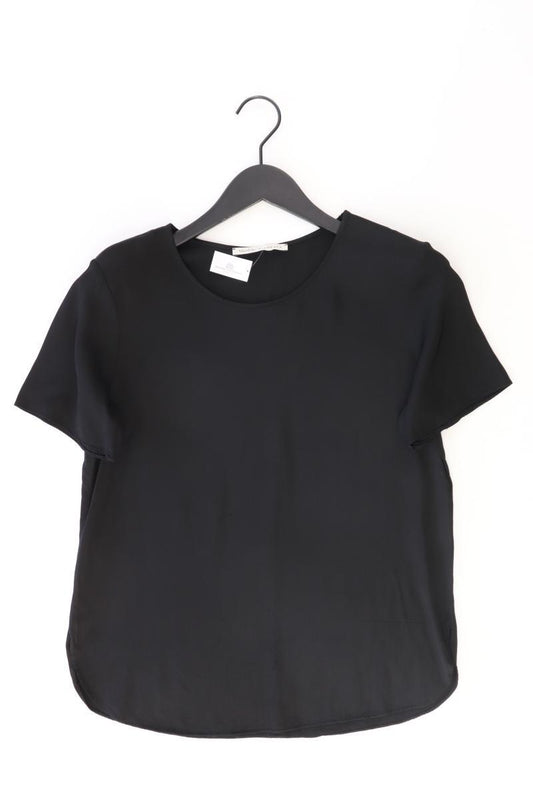 Vanilia Kurzarmbluse Gr. 38 schwarz aus Rayon