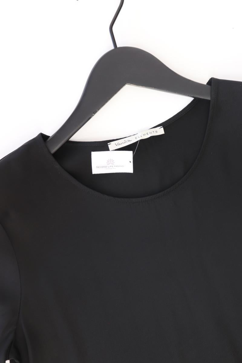 Vanilia Kurzarmbluse Gr. 38 schwarz aus Rayon