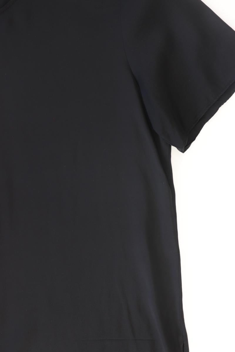 Vanilia Kurzarmbluse Gr. 38 schwarz aus Rayon