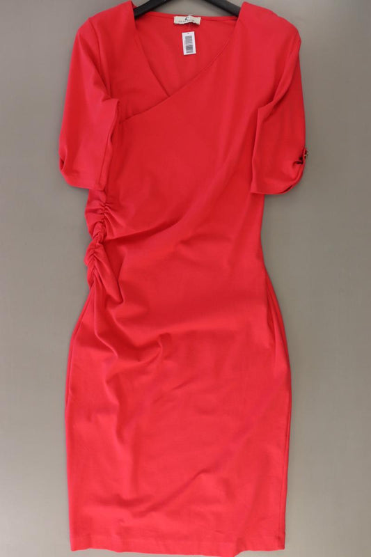 FIFTH HOUSE Kurzarmkleid Gr. 38 rot