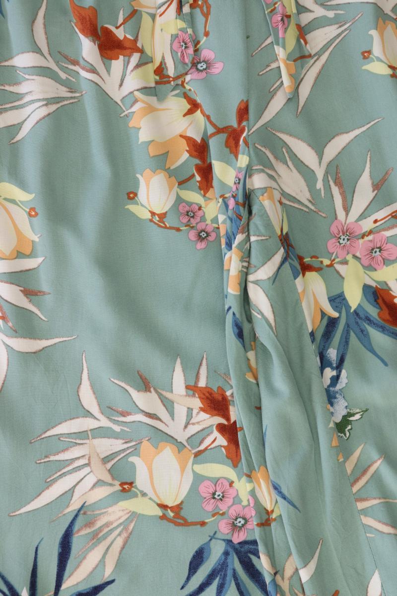 Only Stoffhose Gr. 38 mit Blumenmuster mit Gürtel mehrfarbig aus Viskose