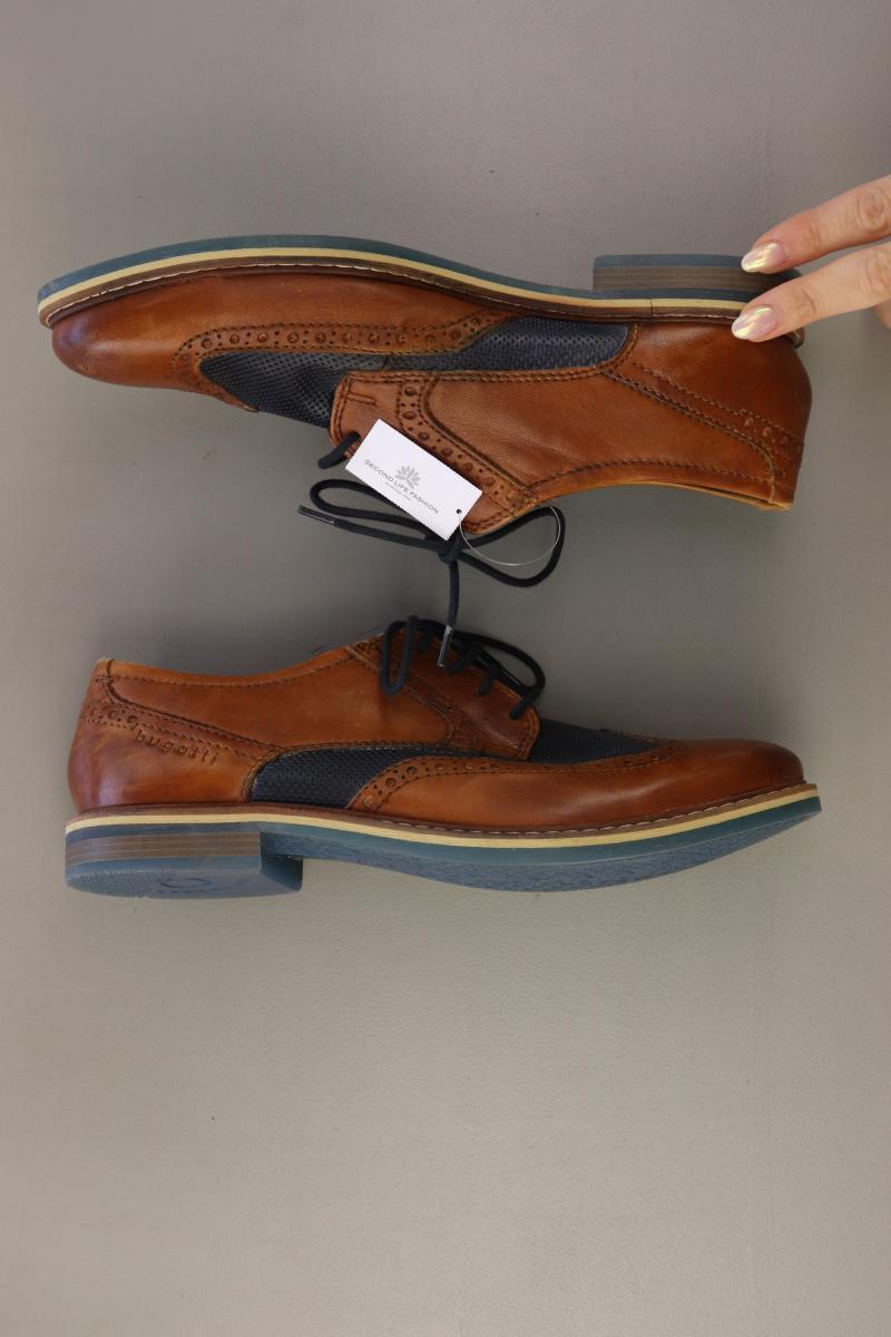 Bugatti Schuhe für Herren Gr. 42 braun aus Leder