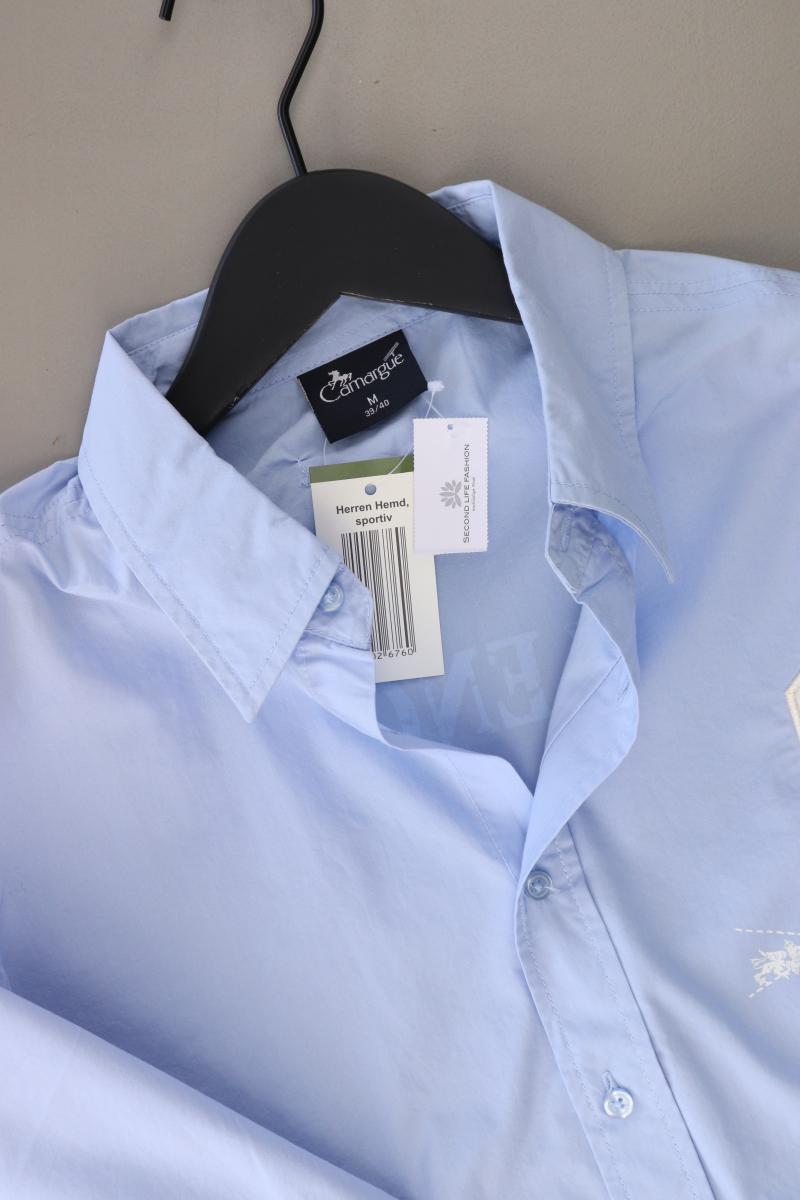 Camargue Hemd für Herren Gr. Hemdgröße 39/40 neu mit Etikett Langarm blau