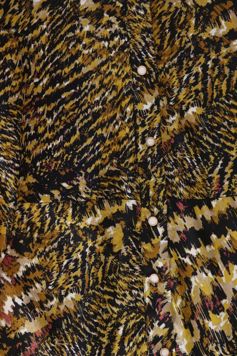 Langarmkleid Gr. M mehrfarbig